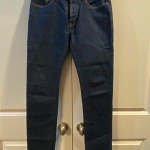 Taylor Stitch Dark Blue Skinny Jeans